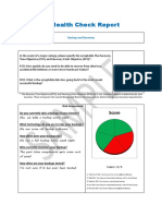 It Health Check Report Template