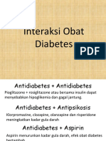 Interaksi Obat - Diabetes