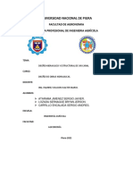 Diseño Hidráulico y Estructural de Un Canal - Diseño de Obras Hidraulicas