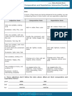 Comparatives and Superlatives Interactive Practice