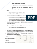 Hookes Law Practice Worksheet