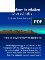 3 - Psychology in Relation To Medicine