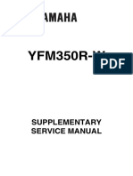 YFM350R-W: Supplementary Service Manual