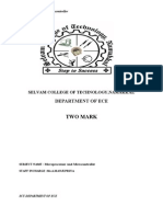 Microprocessor and Microcontroller