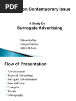 Surrogate Advertisment