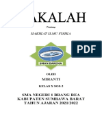 Makalah Tentang Hakikat Ilmu Fisika