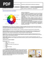 U Area: Artistica Docente: Maria Esnith Gonzalez Gonzalez: Circulo Cromatico