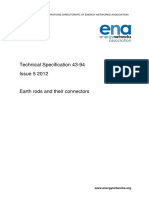 ENA TS 43-94 Earth Rods and Their Connectors