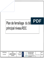 Plans de Ferraillage Bâtiment P.RDC