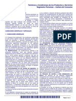 BPFOR03.0301-20200918 : Términos y Condiciones de Los Productos y Servicios Segmento Personas - Cartera de Consumo