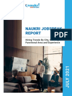 Naukri Jobspeak: Hiring Trends by City, Industry, Functional Area and Experience