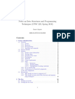 Notes On Data Structures and Programming Techniques (CPSC 223, Spring 2018)