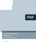 System Installation Procedure: Extended Base System W/e.soft