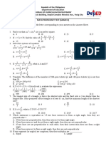 Pretest Math Critical