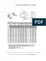 Asme b1647 Series A Flange