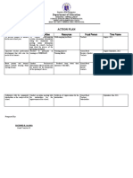 Action Plan: Department of Education