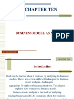 Chapter Ten: Business Model Analysis