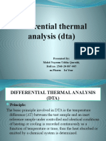 Differential Thermal Analysis (Dta)