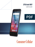 ZTE Avid 557 User Guide