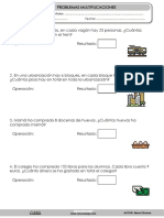 Problemas Multiplicaciones