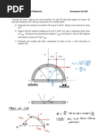 Fbdof Sino Fac Two Force: Me 323: Mechanics of Materials Homework Set H03 Summer 2021