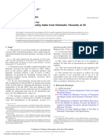 ASTM D2270 - 11 - Standard Practice For Calculating Viscosity Index From Kinematic Viscosity at 40 DegC and 100 DegC