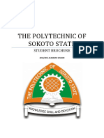 The Polytechnic of Sokoto State: Student Brochure