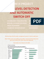 Team H Project: Water Level Detection and Automatic Switch Off