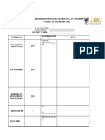 Rubrica de Evaluación