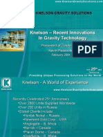 Knelson - Recent Innovations in Gravity Technology