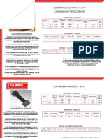 Catalogo Esparragos B7, B7M. B8, B16, B8M