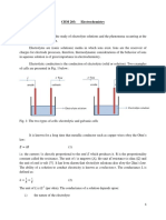 CHM-203 - Electrochemistry - Lecture I