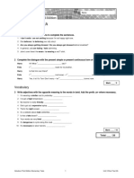 Unit 3 Short Test 2A: Grammar