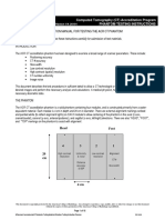 Instruction Manual For Testing The Acr CT Phantom