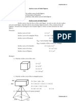 Lesson 4 - Surface Area of Solid Figures