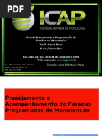 ICAP - Planejamento e Acompanhamento de Paradas de Manutenção