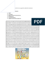 Sopa de Letras de Derechos