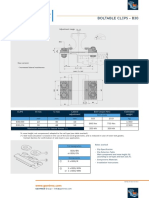 Boltable Clips - B30: Clips B Max C Max Lateral Adjustment Bolt Torque (NM) Estimated Weight