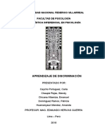 REPORTE de Aprendizaje de Discriminación