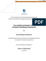 An Evidence-Based Cloud Incident Handling Framework: Nurul Hidayah Ab Rahman