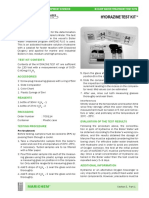 Hydrazine Test Kit: Description