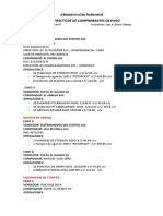 Casos Practicos de Comprobantes de Pago