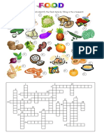 At The Supermarket Foodcrossword 5° AyB