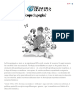 BÁEZ, MYRIAM MABEL - Artículo - Qué Es La Psicopedagogía - ARTICULO PSICOPE