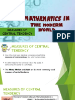 Measures of Central Tendency (Finals)