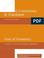 Semantic Competence and TS Latest