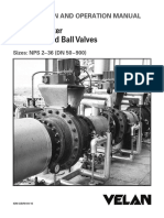 Delayed Coker Metal-Seated Ball Valves: Installation and Operation Manual