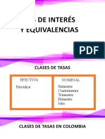 05 - Tasas de Interes y Equivalencias