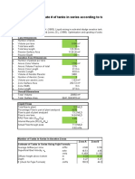 Spreadsheet To Calculate # of Tanks in Series According To Tank Geometry, Flow and Aeration