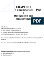 Business Combinations - Part 1 Recognition and Measurement